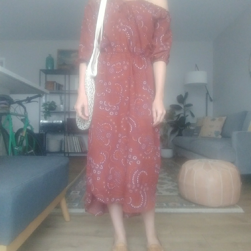 Boutique boho peasant top dress!